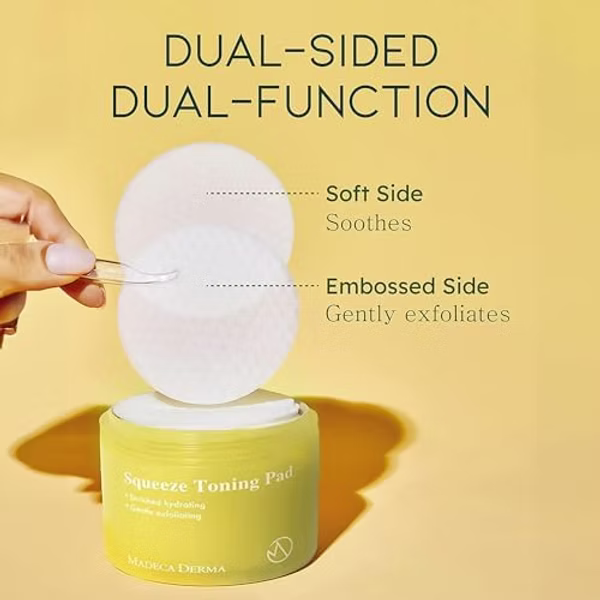 Madeca Derma Squeeze Toning Pad | Vitamin C Toning Pad For Dull Skin