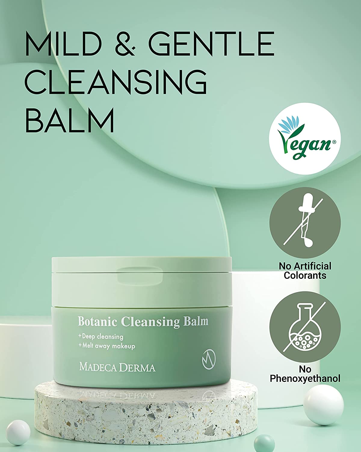 Madeca Derma Botanic Cleansing 2 Set | Deep Cleansing And Makeup Removal image 2