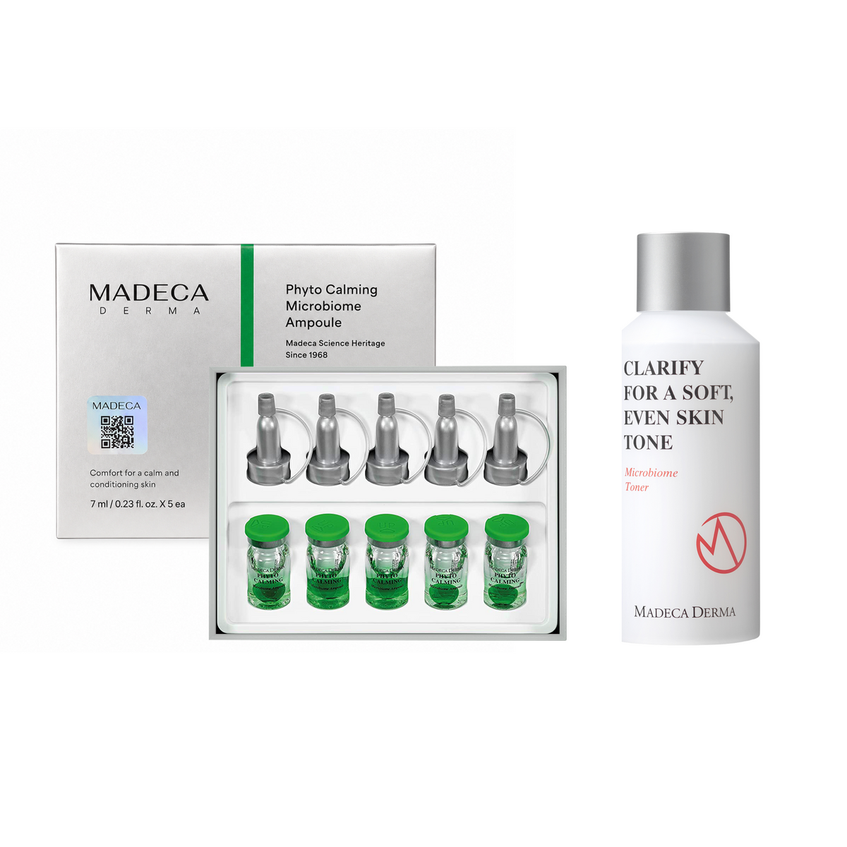 Phyto Calming Microbiome Ampoule 5 ea + Toner Duo
