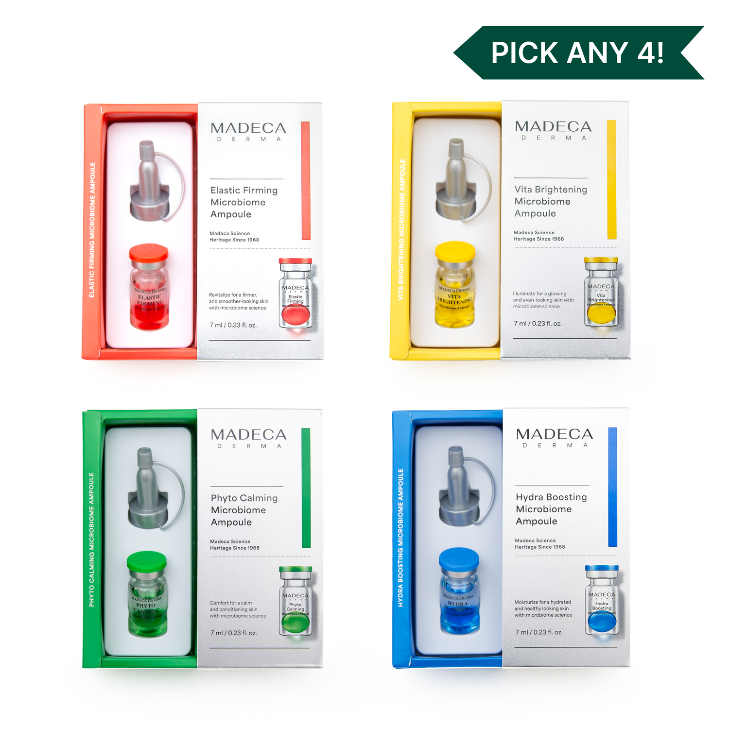 [Choose Your Own] Microbiome Ampoule Collection: 4 Piece Bundle