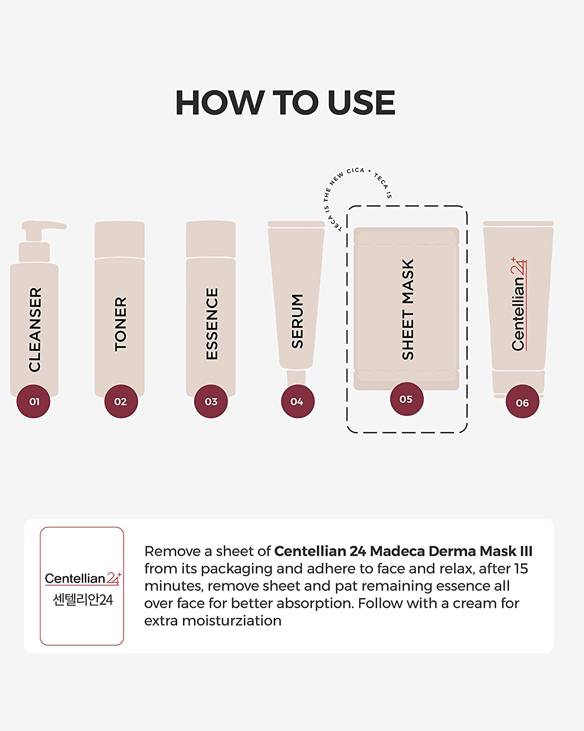Centellian 24 Madeca Derma Mask III Intensive Formula image 6